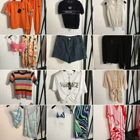 Prada Dior Chanel short-sleeved T-shirt and trousers set-5393  